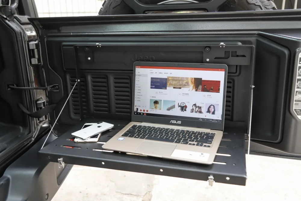 Новейший задний багажник Грузовой держатель полки для хранения наружная дверь кемпинг стол для Jeep все новые Wrangler JL