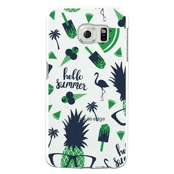 

Stand case costume drawing Hello Summer Blue WP007 for Samsung Galaxy S6 Edge
