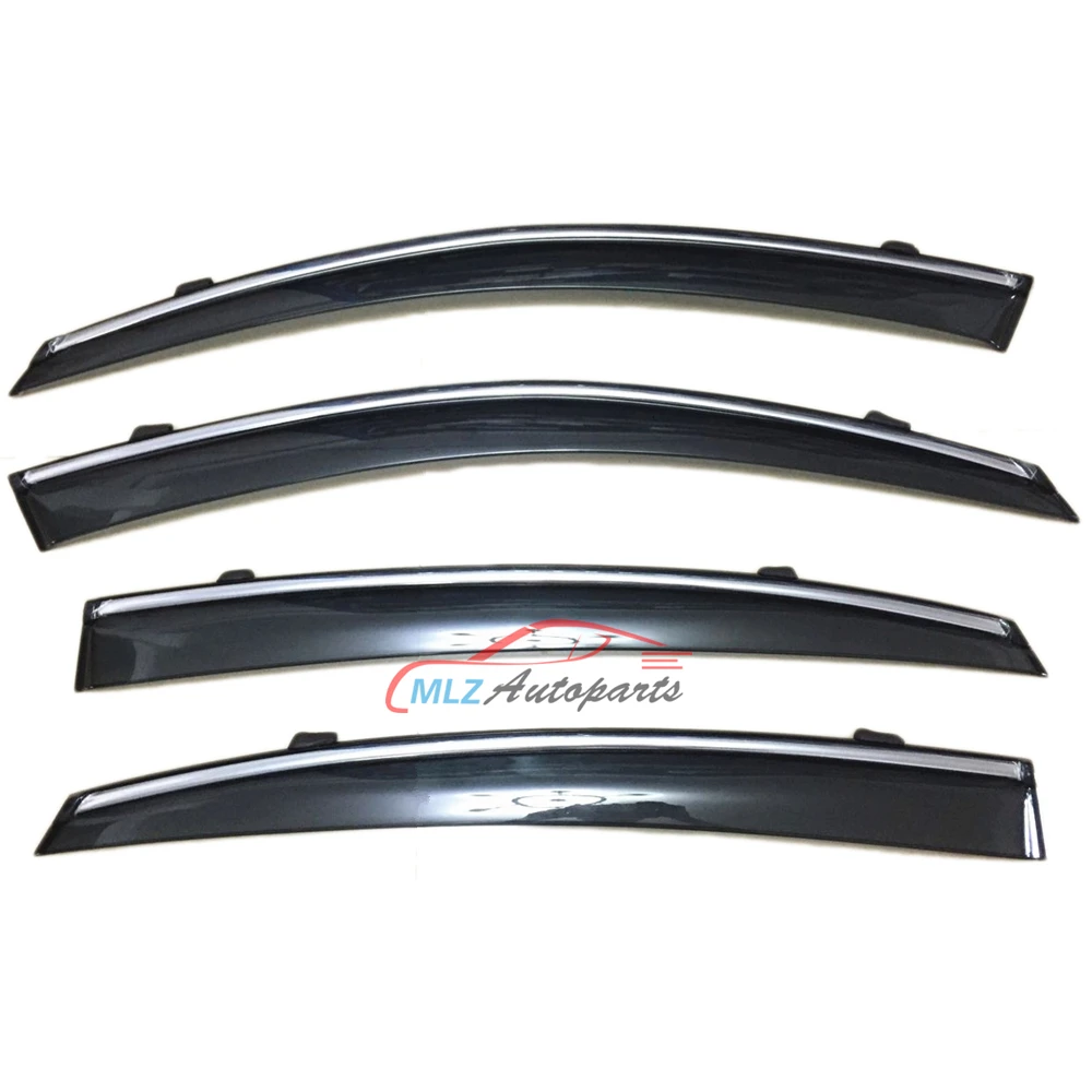 

Window Sun Guard Shield Rain Deflector Visor Super 4pcs set Vent Shade For INFINITI EX 25 35 37 2008 2009 2010 2011 2012 2013