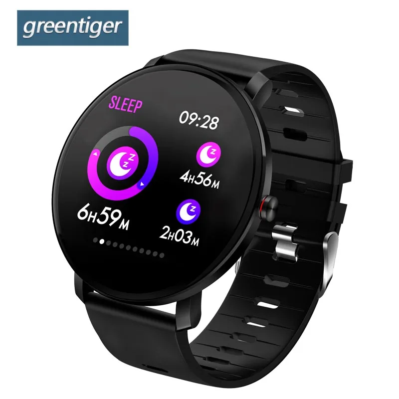 

Greentiger K9 Smart Watch 1.3 Inch 2.5 D Display Screen Smart Bracelet IP68 Waterproof Heart Rate Monitor Fitness Tracker
