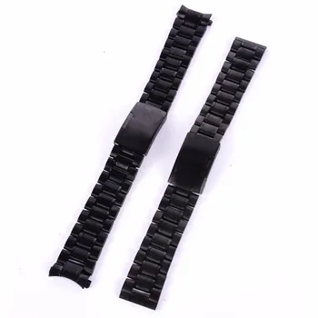 

18-24mm Watch Bnad Strap Stainless Stell Deployment Clasp Speed Master Wrist