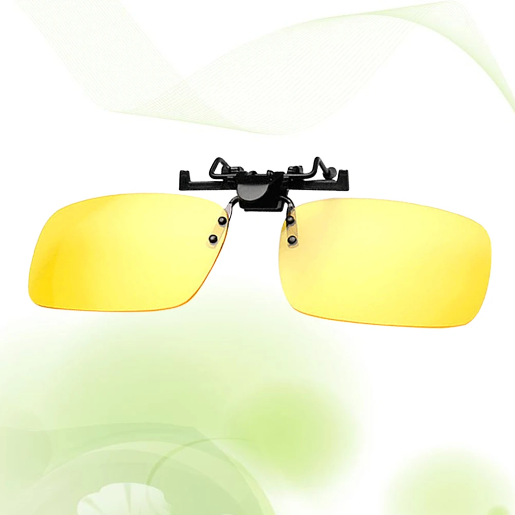 1 шт. очки ночного видения, унисекс поляризованные солнцезащитные очки, клип для ночного вождения, простые очки, очки для мужчин и женщин