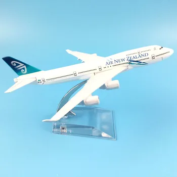 

JASONTUTU Aircraft Model Diecast Metal Airplanes 1:400 16cm Plane Model Airplane Model Air New Zealand Boeing 747 Plane Toy Gift