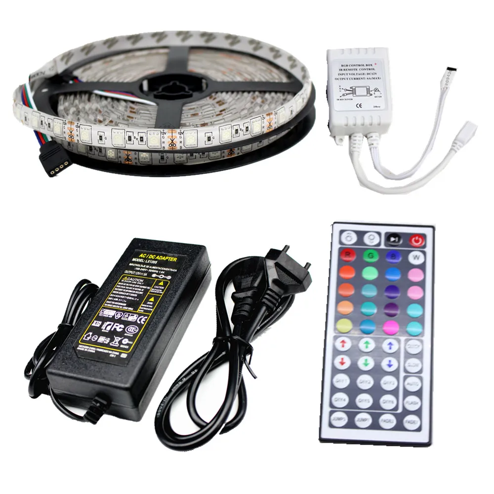 Ip65 waterproof led strip light 5050 smd 300led 5M RGB led ...