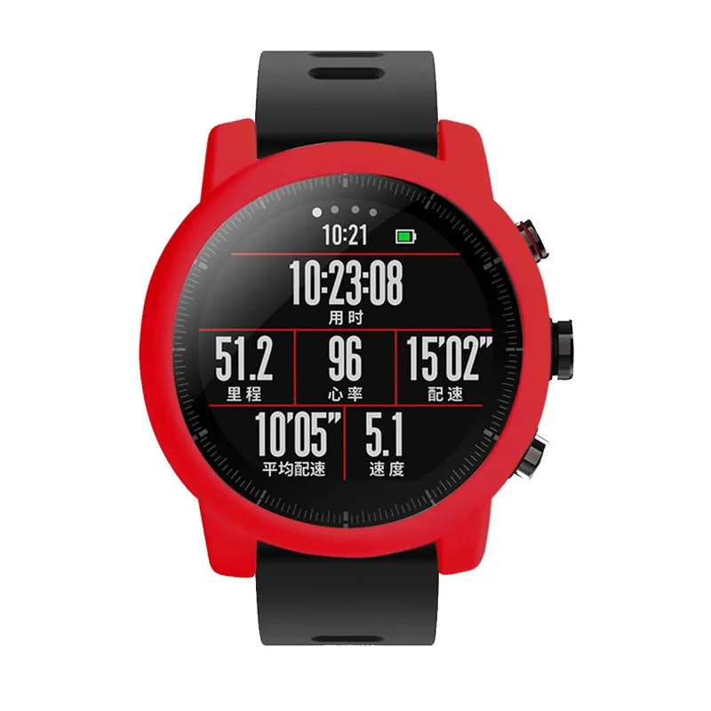 

2019 Hot Wrist Watch Protection Protective Cover Silicone Case Soft For Amazfit Stratos 2 For DOY