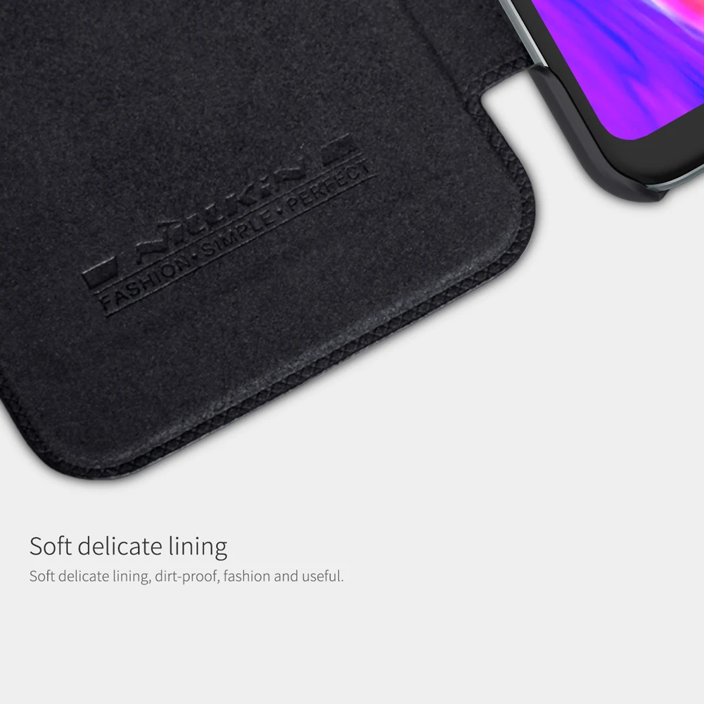 Для LG G7 чехол thinq для LG G7 чехол thinq Nillkin Qin серия из искусственной кожи флип-чехол 6,1''