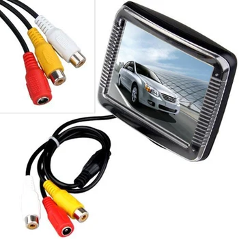 

New 3.5 Inch TFT LCD Car Monitor Rear View Backup Vehicle Screen Display for Car Rearview Reverse Camera DVD VCR Drop Shipping