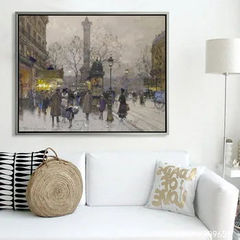 

cotton no frame impression figures snow tree scenery canvas printings oil painting printed on cotton wall art decoration picture