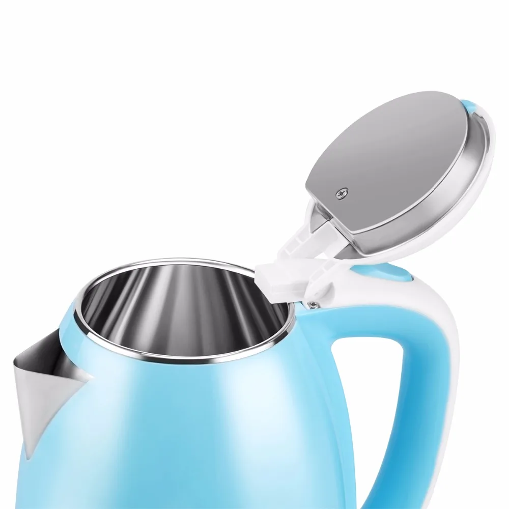 Pаспродажа RELICE ЕК 202 Электрический чайник автоматическое отключение, 1,8 л ,1600Вт, нержавеющая сталь, двойные стенки, электрочайник