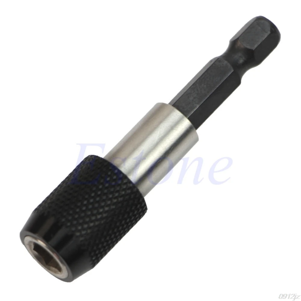 

60mm Quick Release Hex Shank Drill Screw Magnetic Screwdriver Bit Holder 1/4"- New Drop ship qiang