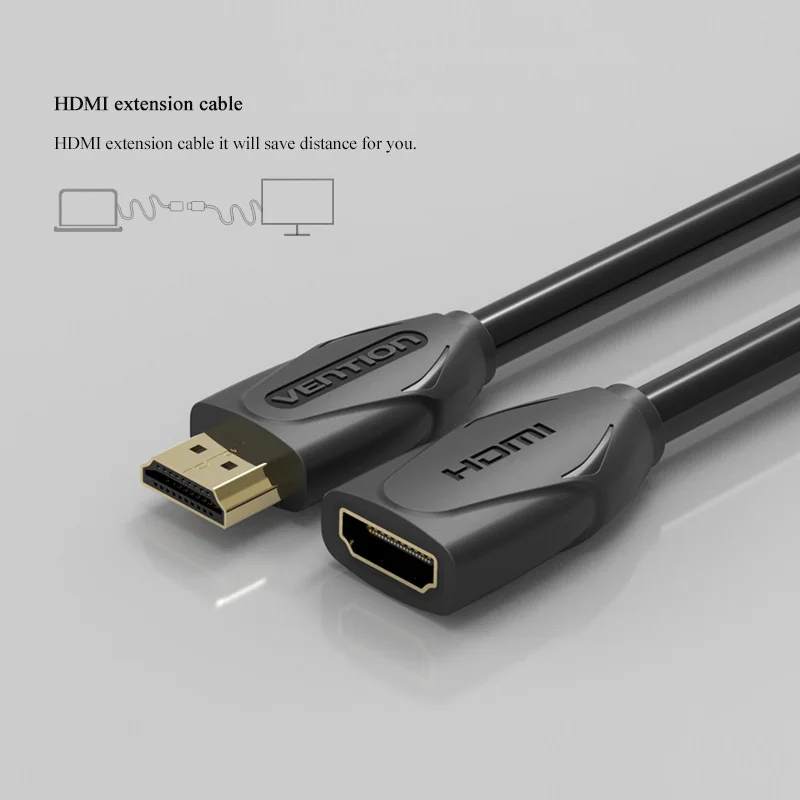 Удлинительный кабель Vention HDMI 1080p 1 4 В удлинитель для HD ТВ ЖК дисплея ноутбука PS3