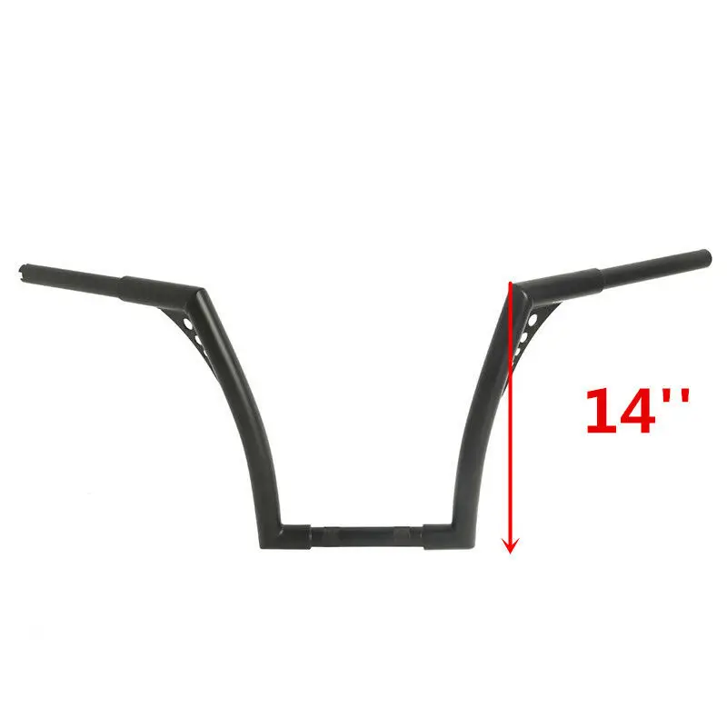 Мотоцикл 10 ''12'' 14 ''16'' Rise 1 1/" Руль Для Harley Sportster XL 1200 883 FLST FXST - Цвет: 14 inch