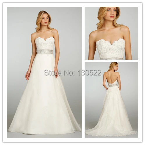 Free Shipping We 1984 Sexy Low Back Wedding Dress Whole Sale China