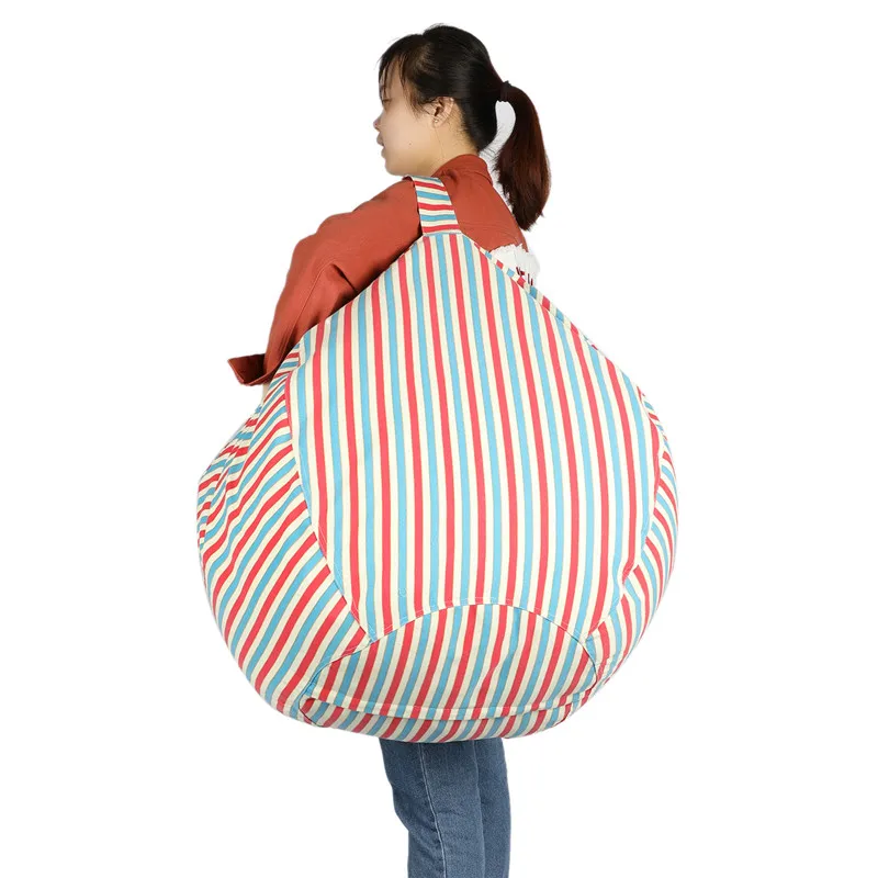 

1pcs Large Capacity Toys Storage Bags Kids Stuffed Animal Plush Toy Storage Bean Bag Chair Portable Baby Clothes Organizer Pouch