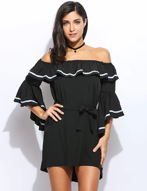 Seksi Wanita Kebaruan Desain Pesta Malam Pakaian Memotong