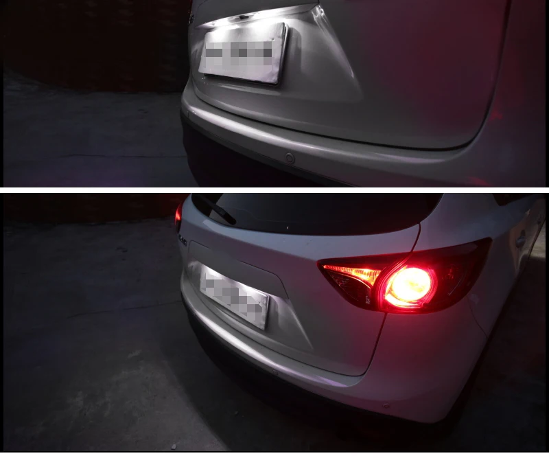 2 шт./пара 6000K белый светодиод номерной знак светильник лампа для VW Volkswagen Passat CC Golf 4 5 6 для Seat Altea Exeo IBIZA Leon