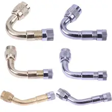 Vodool válvula de pneu de carro, válvula de ar schrader de ângulo de 45/90/135 graus para motocicleta e carro, adaptador de extensão de haste de pneu peças