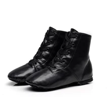 Новые спортивные танцевальные кроссовки высокого качества для женщин, мужчин, детей, детей из искусственной кожи, черные высокие джазовые кроссовки, Джазовые ботинки