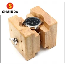 Выберите размер наручные часы инструмент деревянный чехол держатель для ремонта часов
