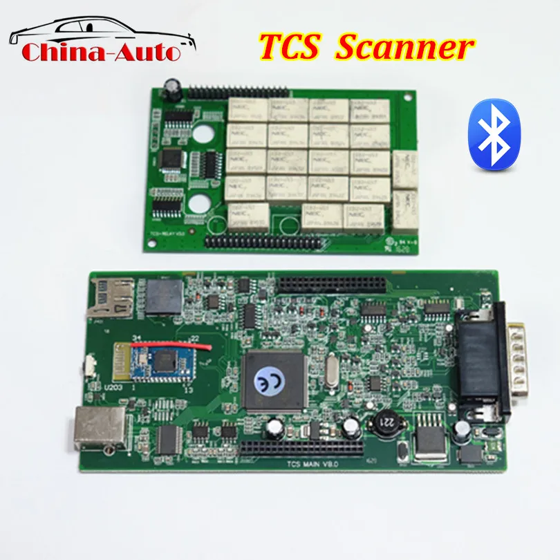 

OBDIICAT-CDP TCS OBDII Scanner With 2016.00 Free Keygen OBD2 OBD Diagnostic Tool for Cars/Trucks With Green PCB Board