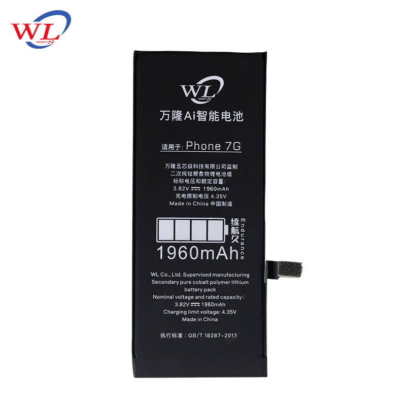 

WL Factory Store Lithium Battery For Apple iPhone 7 Replacement Batteries Internal Phone Bateria 1960mAh