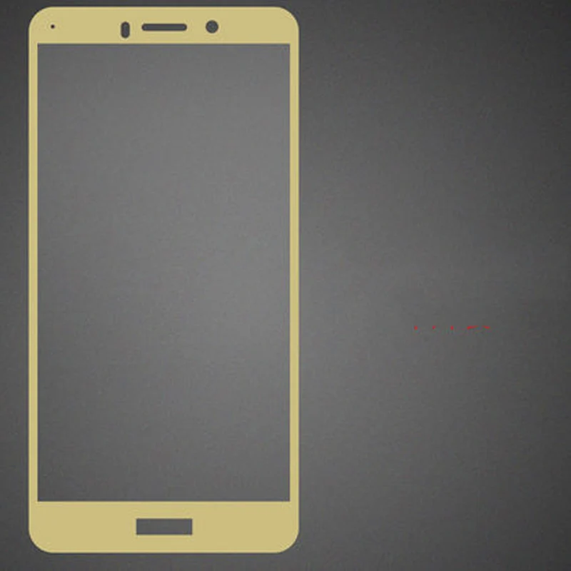 Золотое ультратонкое закаленное стекло 9H для Huawei Honor6X 6X полное покрытие Защитная