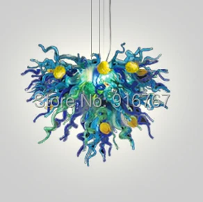 

Promotion Free Shipping UL/CE 110v/220v LED Mouth Blown Murano Art Tulip Glass Decorative Lighting