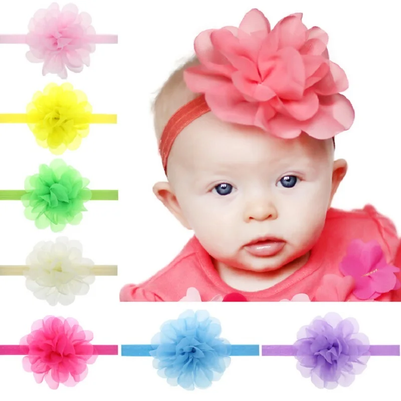Buy Child Girls Chiffon Flower Headband Little Girls