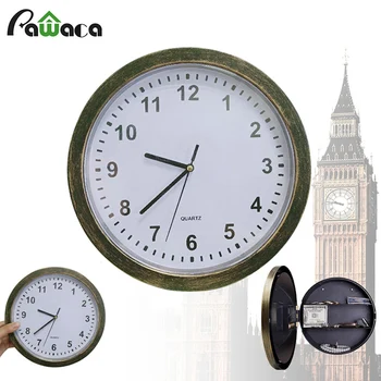 

Wall Clock Creative Safe Wall Clock Home Decoration Clock With Safe Secret Stash Money Cash Jewelry Toy Storage Stash Box