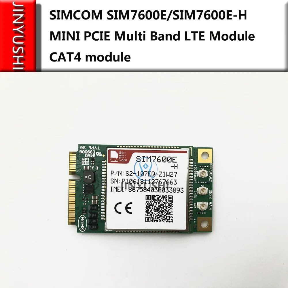 

40pcs Free DHL SIM7600E-H pcie LTE Cat4 Module SIMCOM LTE-FDD for SIM7600E-H mini pcie Guaranteed 100% New Original SIM7600