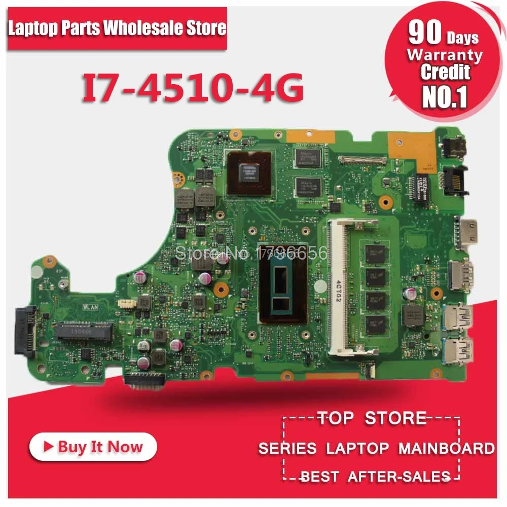 X555LD GT820M i7 4510 4GB RAM Laptop motherboard for ASUS X555LI X555LF