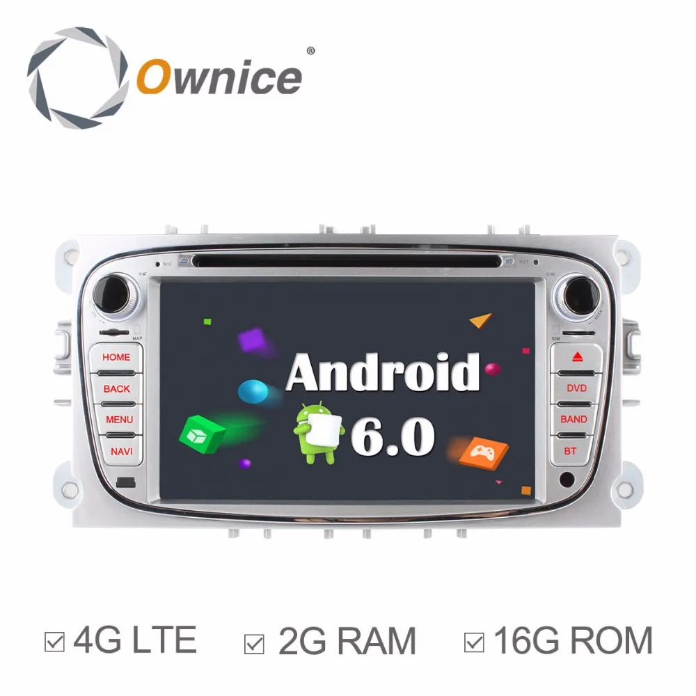 Sale Ownice C500 4G LTE Android 6.0 Octa 8 Core Car DVD Player GPS For FORD Mondeo S-MAX Connect FOCUS 2 2008 2009 2010 2011 32G ROM 1