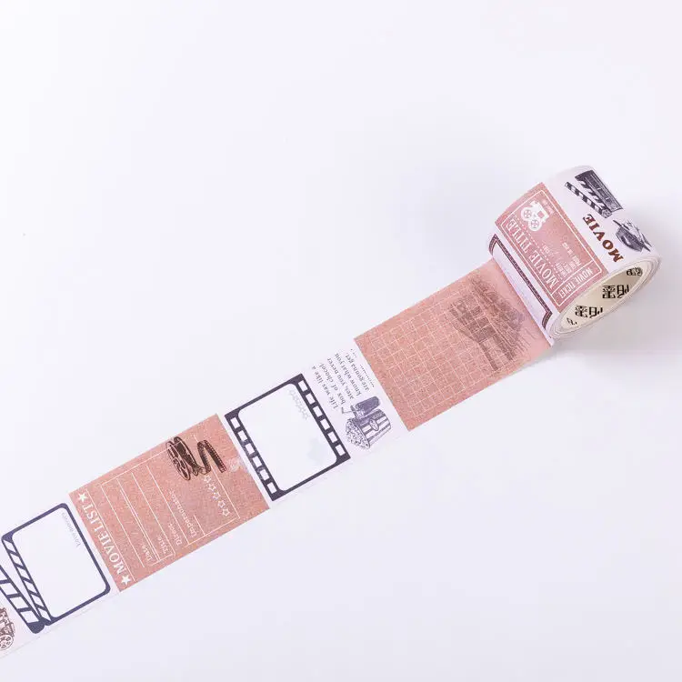 40 мм широкий путевые заметки/To DO list/Кофе времени с двумя часовыми поясами в винтажном стиле лента для декорации Washi DIY планировщик дневник в стиле Скрапбукинг изоляционная лента - Цвет: see chart