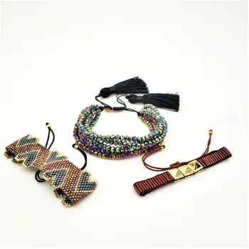 

Go2boho 2020 Bracelet Women Summer Bracelet MIYUKI Glass Beads Pulseras Mujer Moda Heart Beach Jewelry Crystal Tassel Bracelets