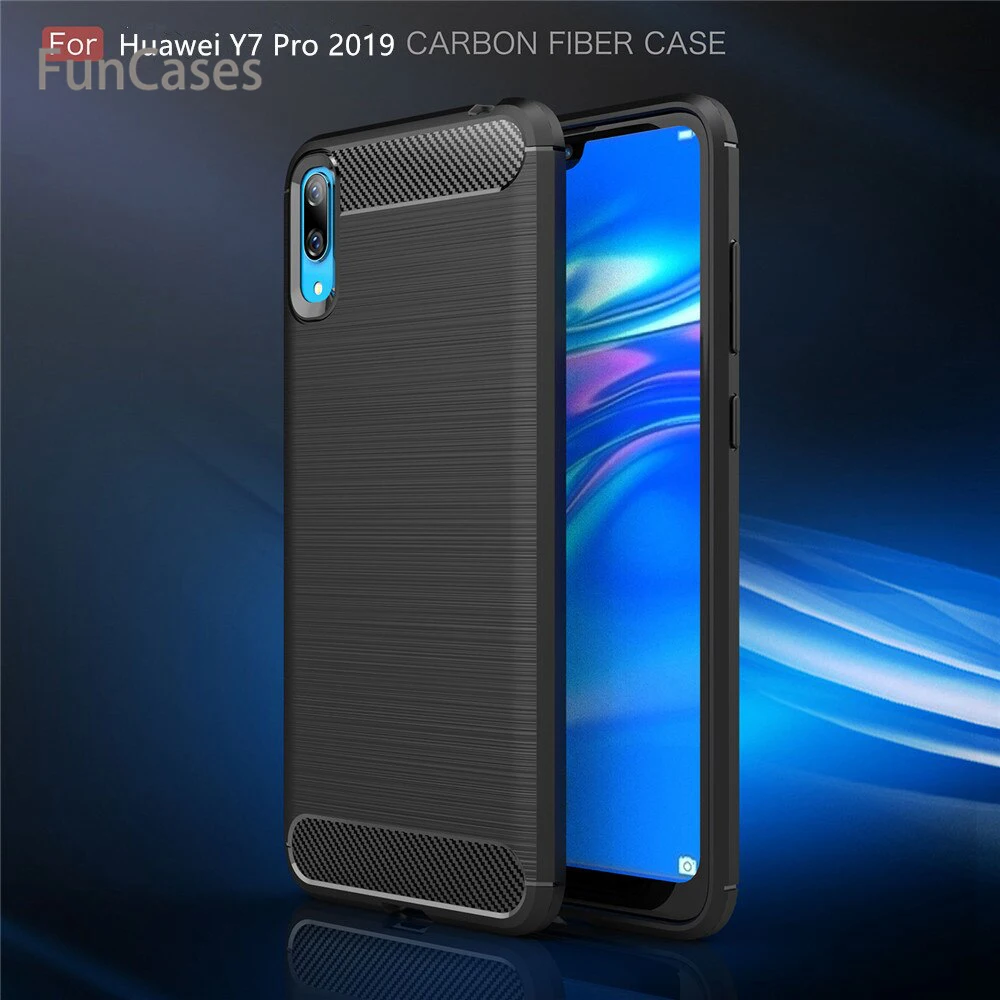 Чехол для Huawei Y7 Pro 2019 роскошный противоударный Мягкий ТПУ силиконовый чехол Hawei |