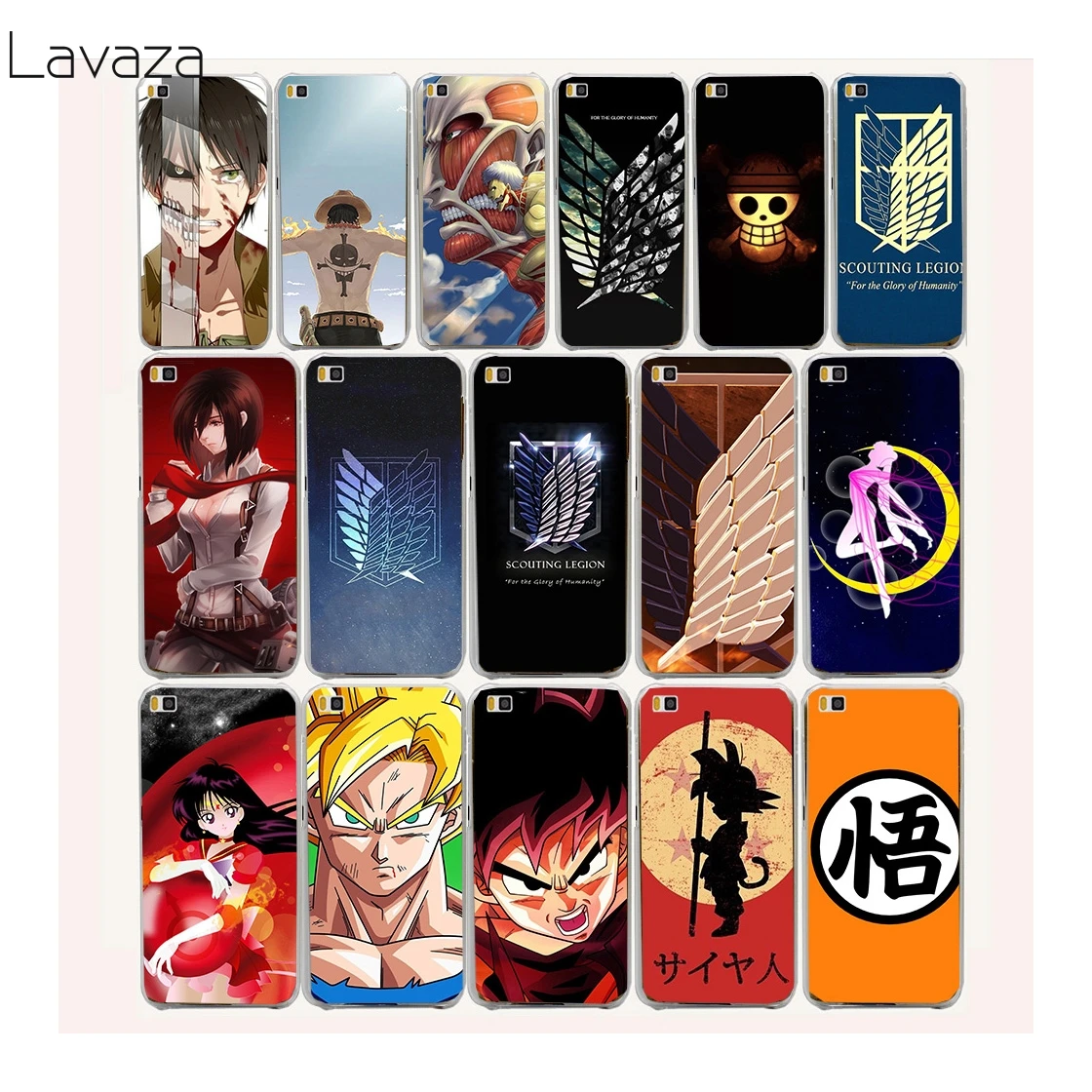 

Anime Japanese attack on Titan Hard Transparent Case Cover for Huawei P6 P7 P8 P9 Lite Plus & Honor 6 7 4C 4X G7 Case Cover