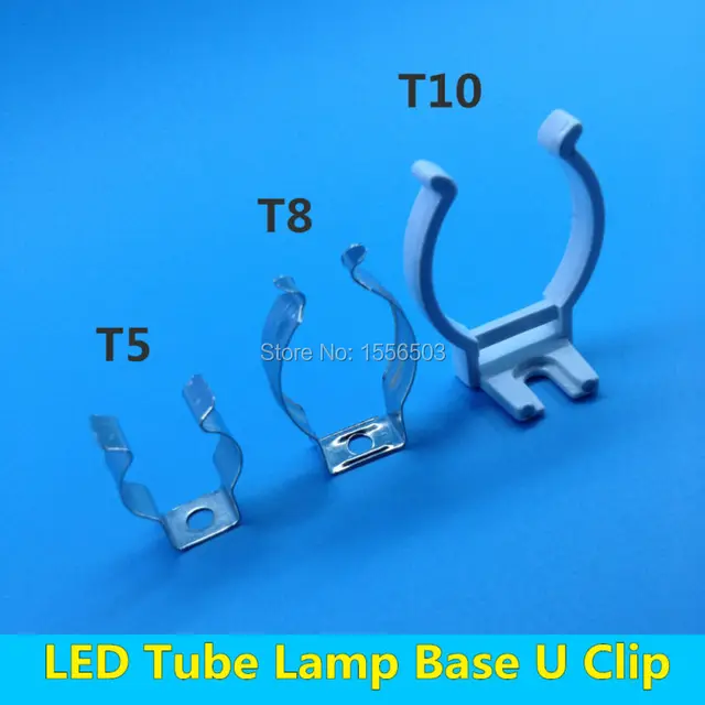 20 Pcs Lamp T5 T8 T10 Wall Clip For Led Fluorescent Light Base 20 Pcs Lamp T5 T8 T10 Wall Clip For Led Fluorescent Light Base U Clips