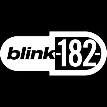 

BLINK-182 Car Styling Stickers Fashion Punk Rock Car Decal Accessories Black/Silver
