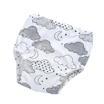 

New Baby Diapers Reusable Nappies Cloth Diaper Cover Nappy Washable Infants Baby Cotton Training Pants Panties Underwear 4Layers