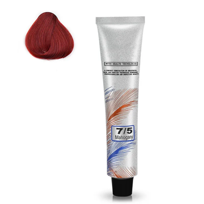 

100ml Unisex Unisex Hair Dye Professional Long Lasting Salon Dye Cream Hair Color Bright Hair Dye Cream Wholesale