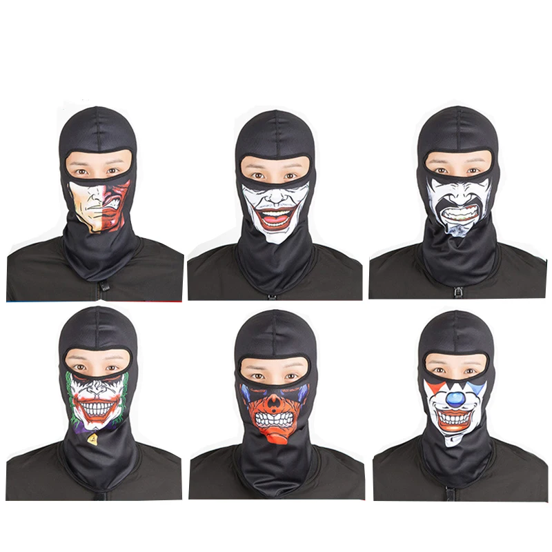 Half face Cycling Face Mask Windproof Hat Outdoor Sports Pattern