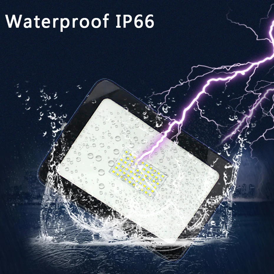 Светодиодный exterieur IP66 10 30 50 100 150 Вт прожектор отражатель AC180 265V SMD 5730 чип led 220