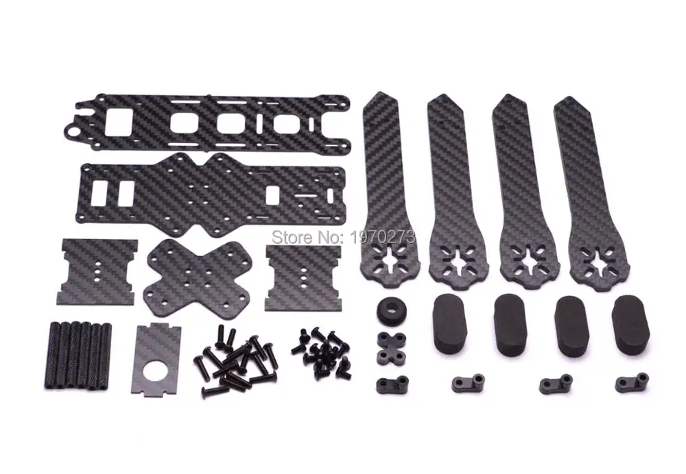QAV-R 220mm DIY Mini Drone FPV Pure Carbon Fiber Quadcopter QAV-R 220 Cross Racing Quadcopter Frame (15)