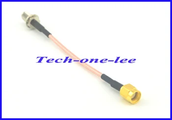 

10pcs/lot SMA adapter RP SMA Male to Female SMA Plug Jack RF Connector Pigtail Extension Cable 10cm RG174 Cord Free Shipping