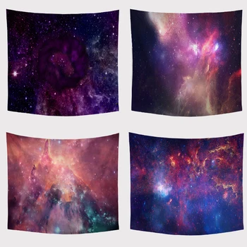 

Beautiful Starry Sky Tapestry Wall Hanging Art Beach Towels Decorative Tapestries Carpet Rugs Living Room Yard Sheet Table Cloth