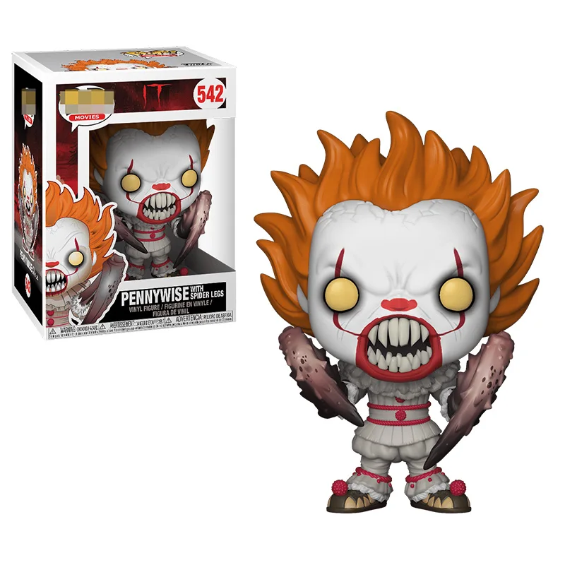 Виниловые куклы FUNKO POP Horror Movie IT Pennywise Teeth модель лица Billy Ghost коллекционные фигурки