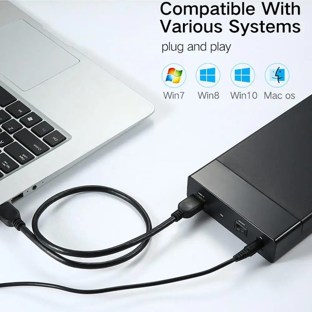 2,5 дюймов 3,5 дюймов SATA HDD корпус жесткого диска USB3.0 HDD чехол Супер скорость с поддержкой UASP 10 ТБ дисков