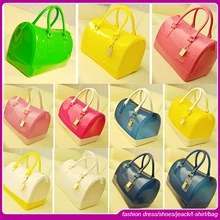 The new 2014 manufacturers wholesale PVC jelly bag, candy color bag