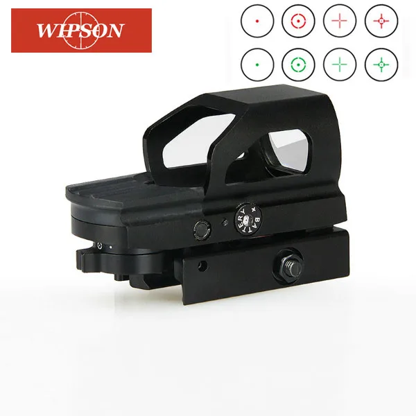 

WIPSON 20mm Rail Riflescope Hunting Airsoft Optics Scope Holographic Red Dot Sight Reflex 4 Reticle Tactical Gun Accessories