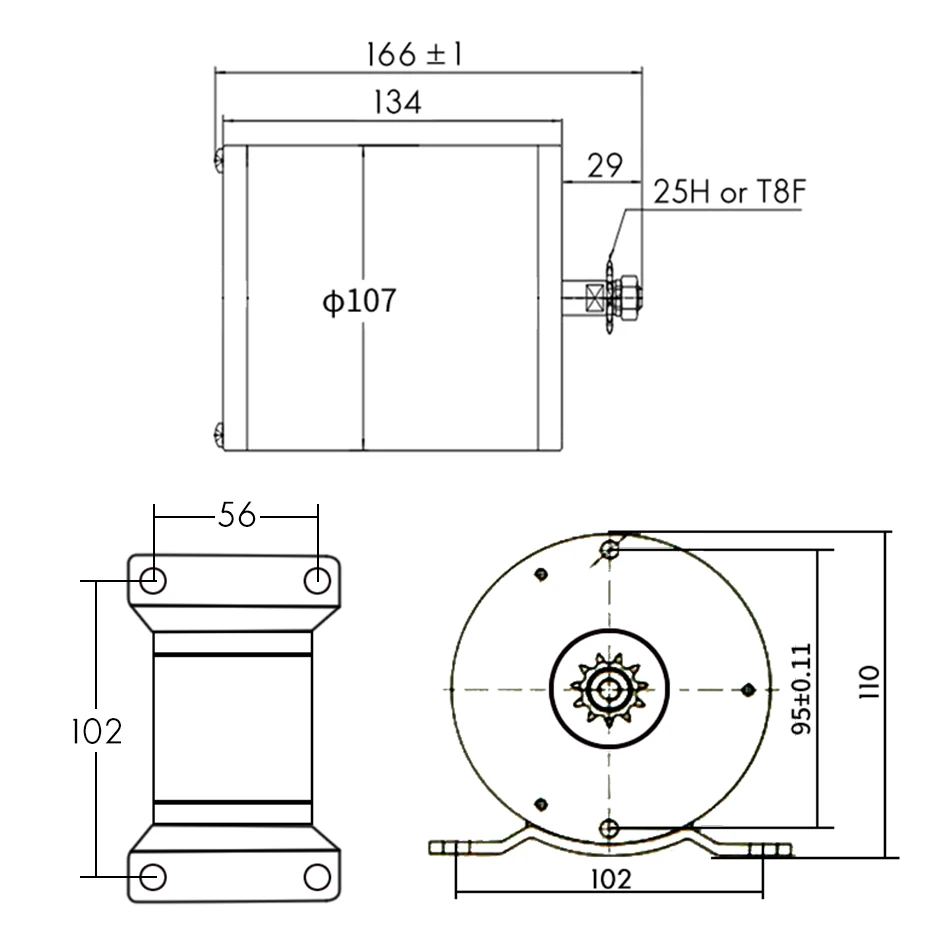 YALU BM1109 2500 Вт 60 в бесщеточный Электрический на батарейках, колеса, двигатель для автомобиля, двигатель BLDC для тележки, мобильный скутер, комплект